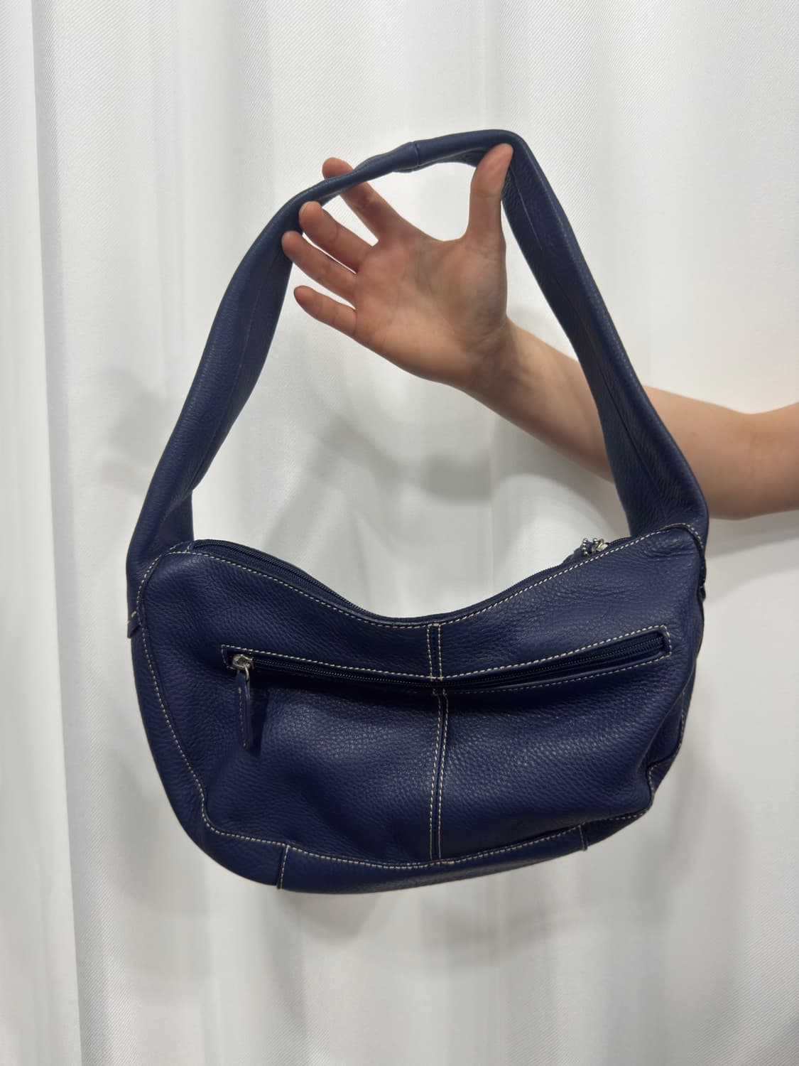 maju blue leather shoulderbag 상품이미지3