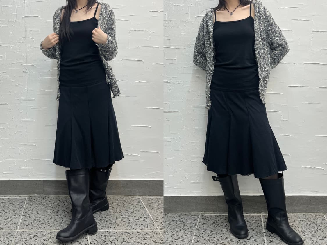 Heathergrey open cardigan 상품이미지1
