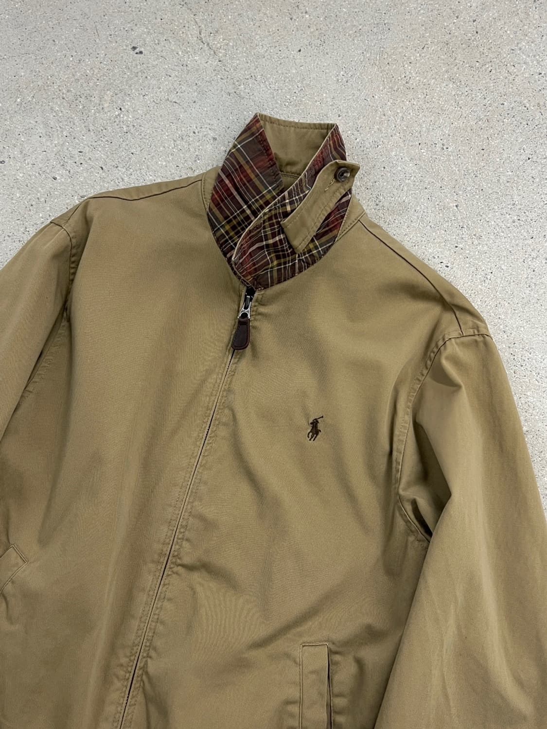 폴로 랄프로렌 체크 라이닝 해링턴 자켓 상품이미지5