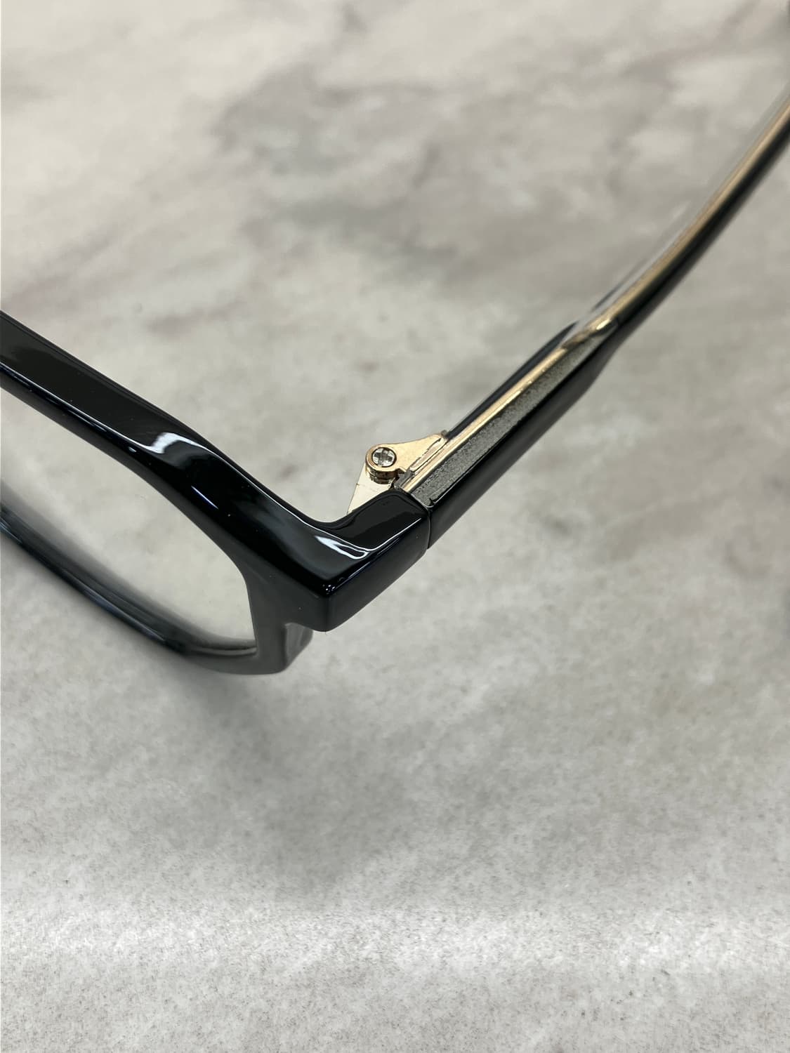 B66 HL 유광 블랙 팔각 뿔테 안경5534 상품이미지2