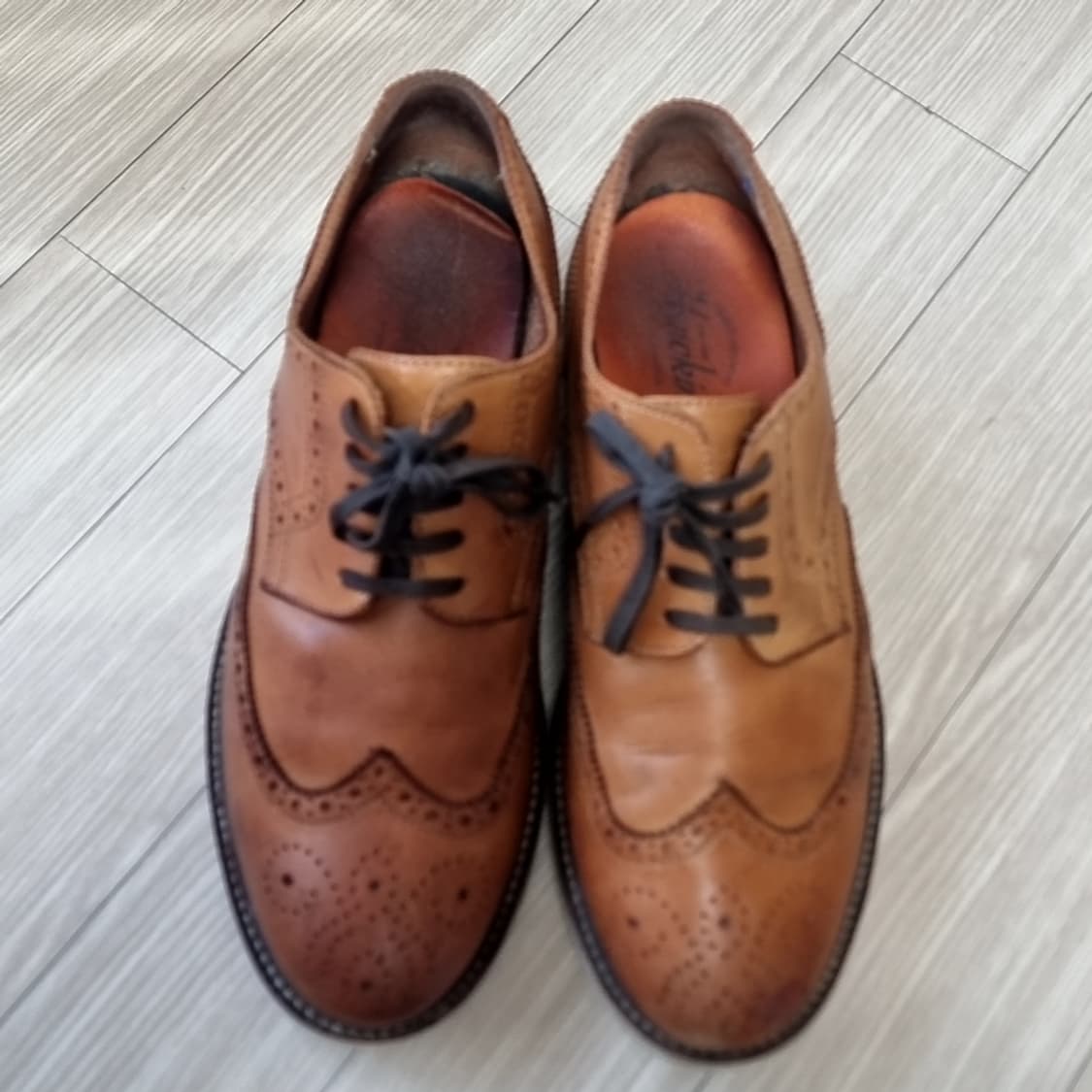 호킨스 브라운 윙팁 남성 구두(280-290) 상품이미지2