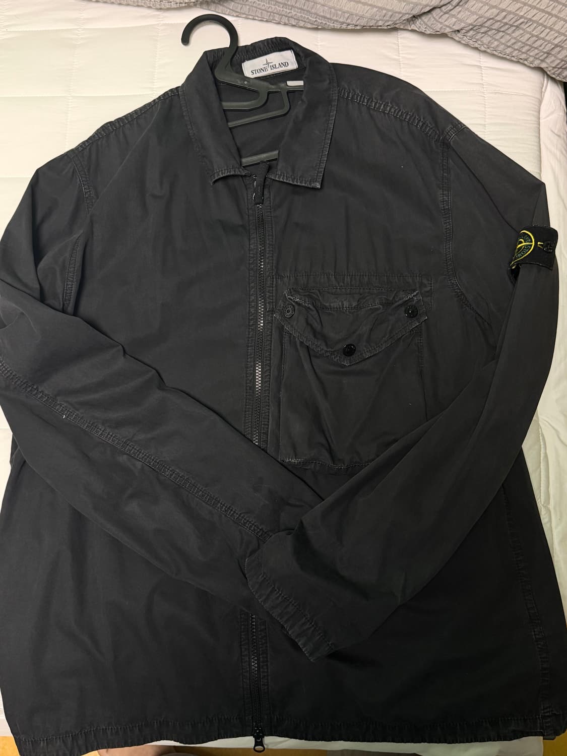 스톤 아일랜드 올드이펙트 오버셔츠 21ss 상품이미지1