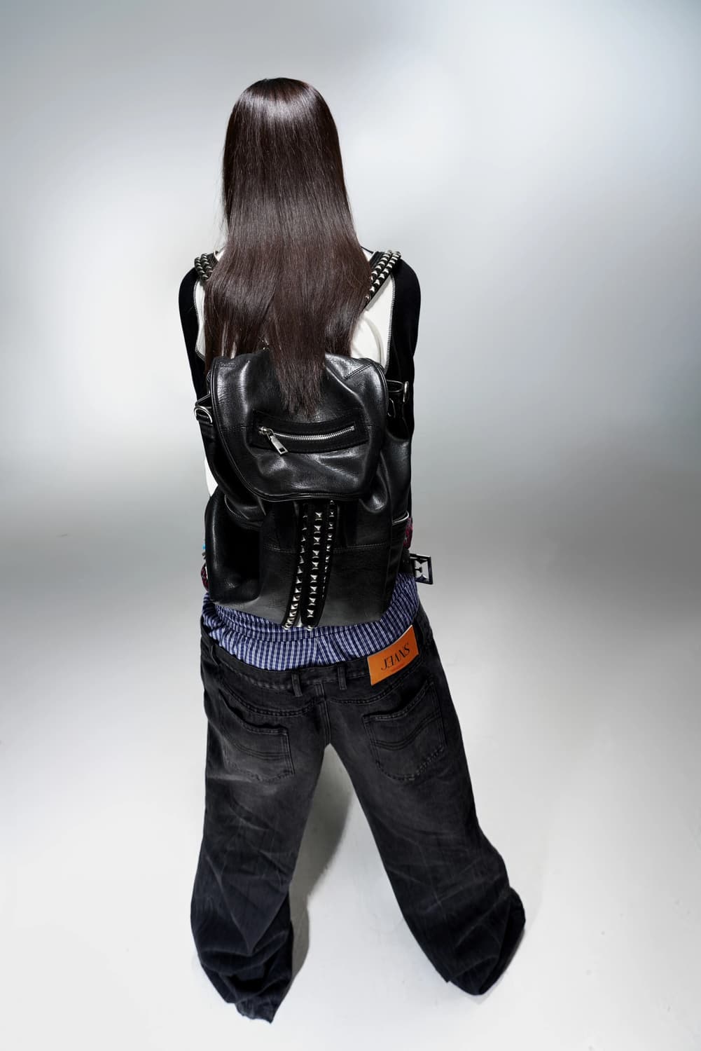 Double Waist Sagging Jeans 상품이미지7