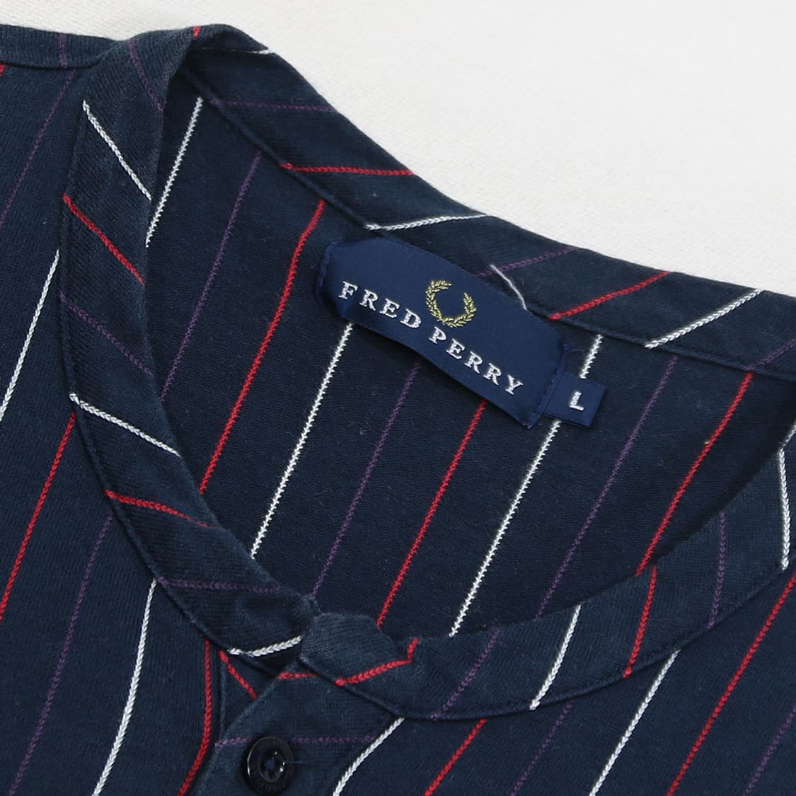 (착용컷) FRED PERRY 헨리넥 티셔츠 (남성용 98) 상품이미지5