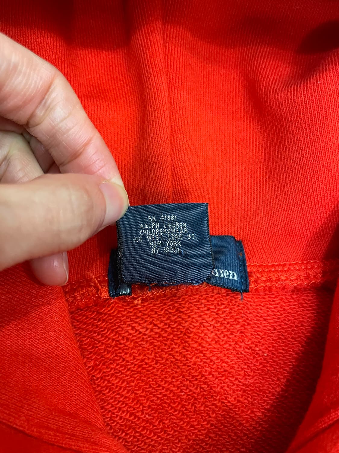 폴로 랄프로렌 빅포니 후드티 레드 상품이미지7