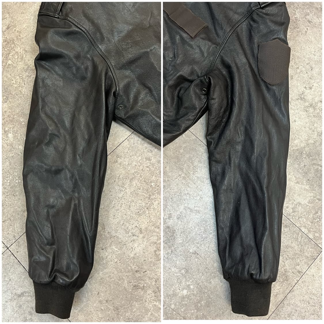 군용 조종사 양가죽 레더 자켓 #csz2373 상품이미지4