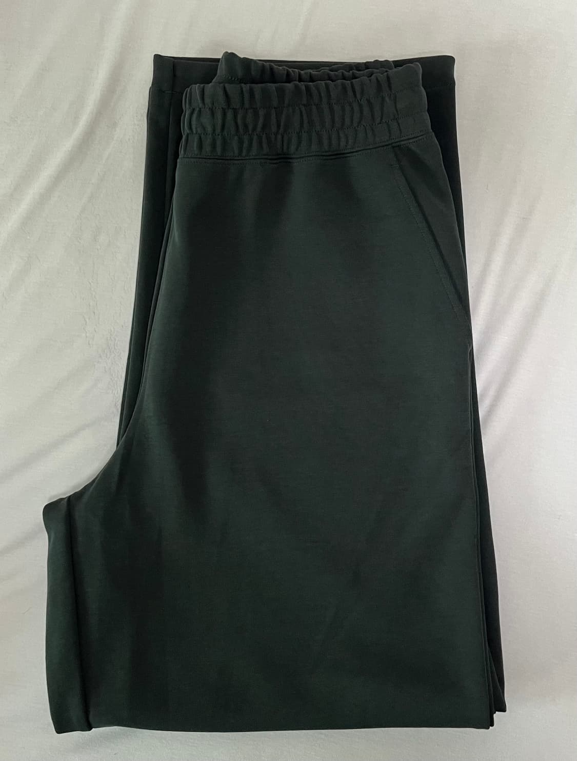 유니클로 C 스웨트와이드팬츠 다크그린 긴기장 L 상품이미지3