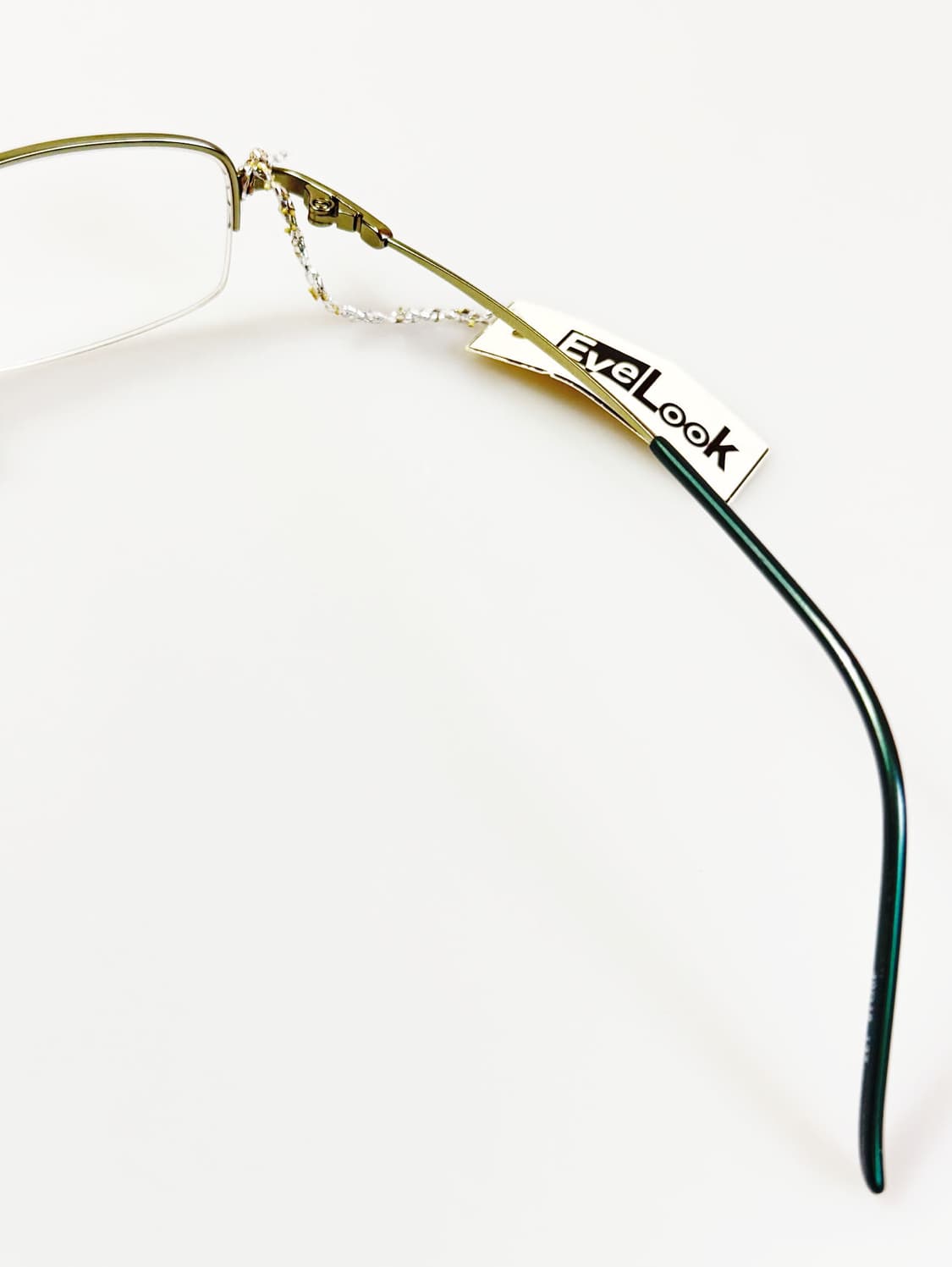 EyeLook 반무테 스퀘어 메탈 프레임 빈티지 안경 상품이미지6