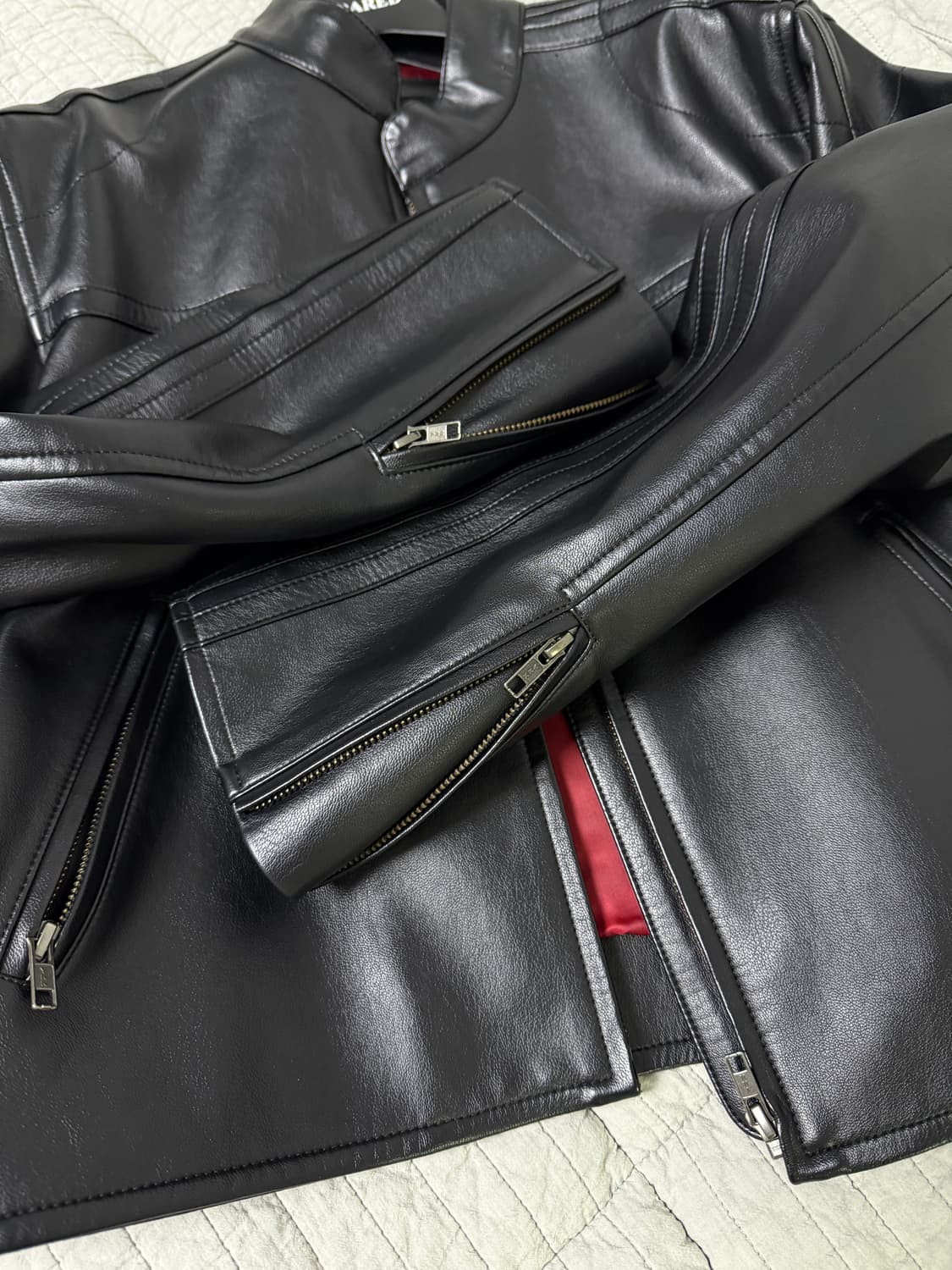 데어드 레이싱 레더 자켓 상품이미지6