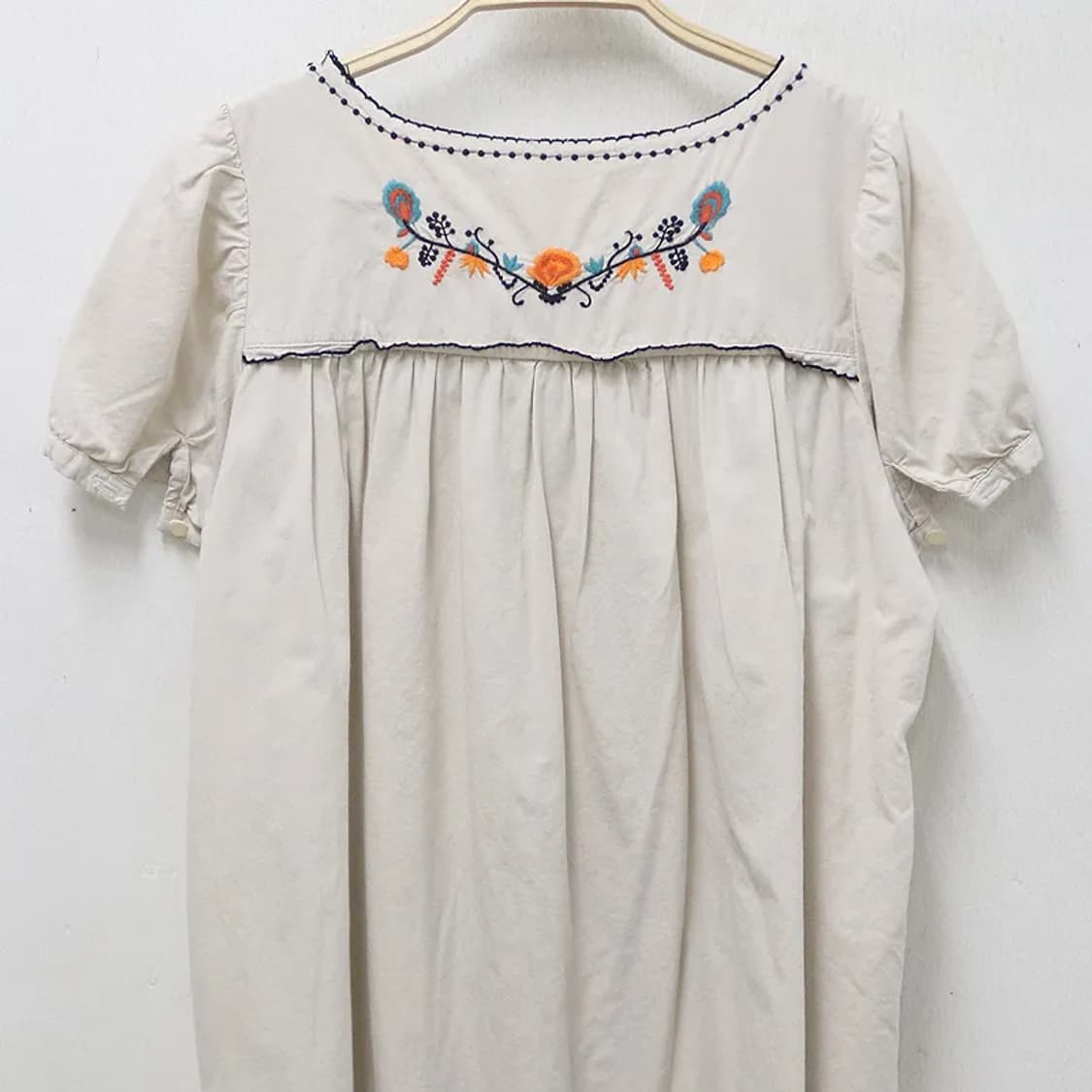 JEANASIS 모리룩 플라워 자수 원피스 66078 상품이미지6