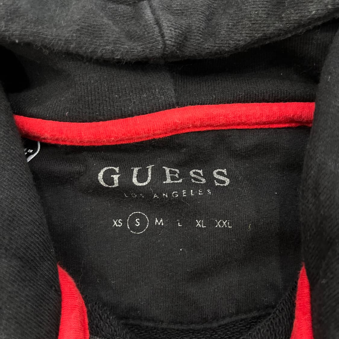 S 게스 블랙 후드집업 상품이미지4