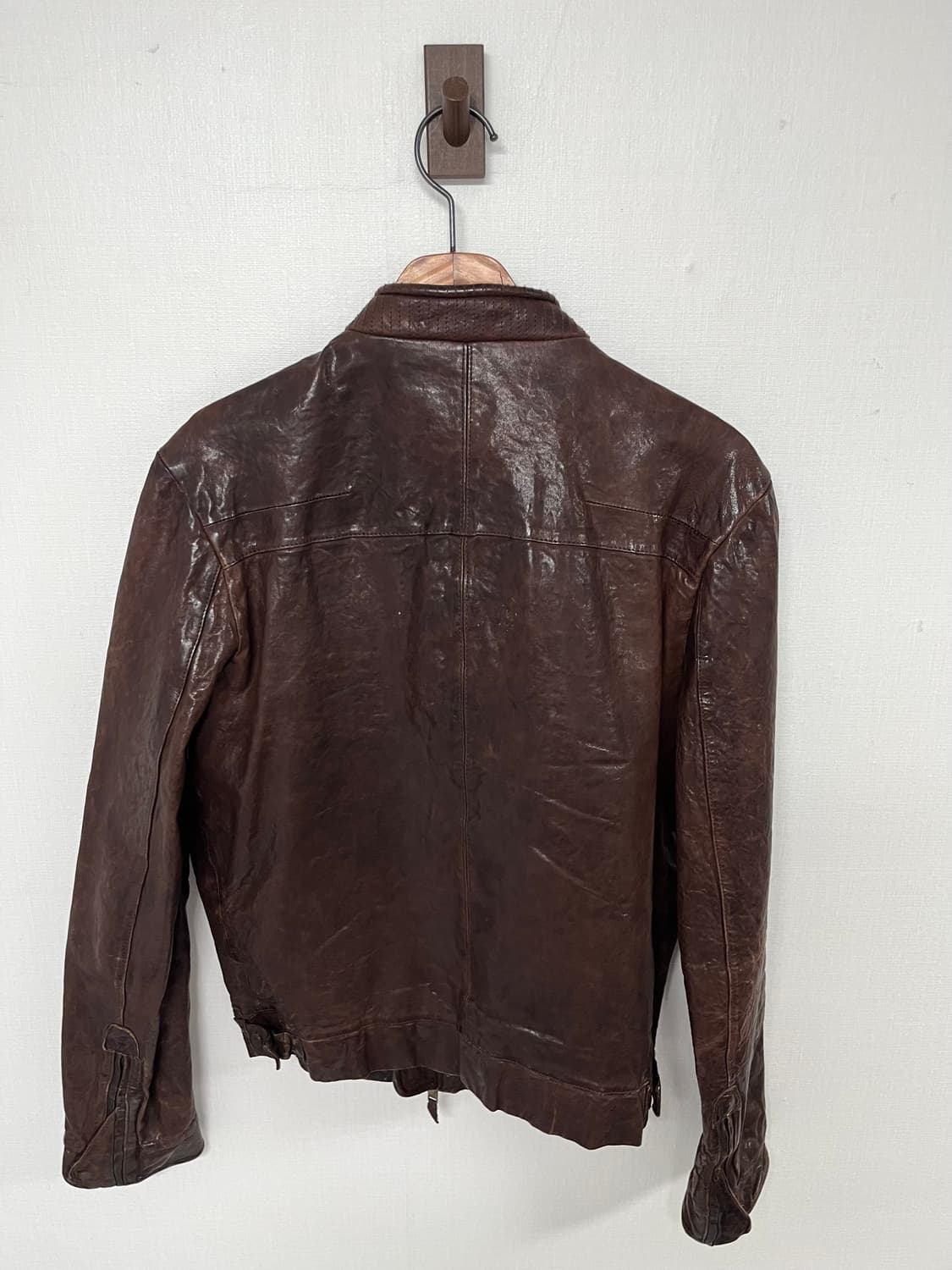 웨스턴 무드 코데즈 컴바인 램스킨 가죽자켓 상품이미지2