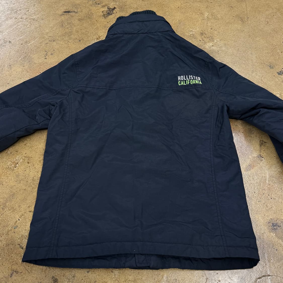 [정품/M] 홀리스터 캘리포니아 블랙 패딩 점퍼 b14 상품이미지4