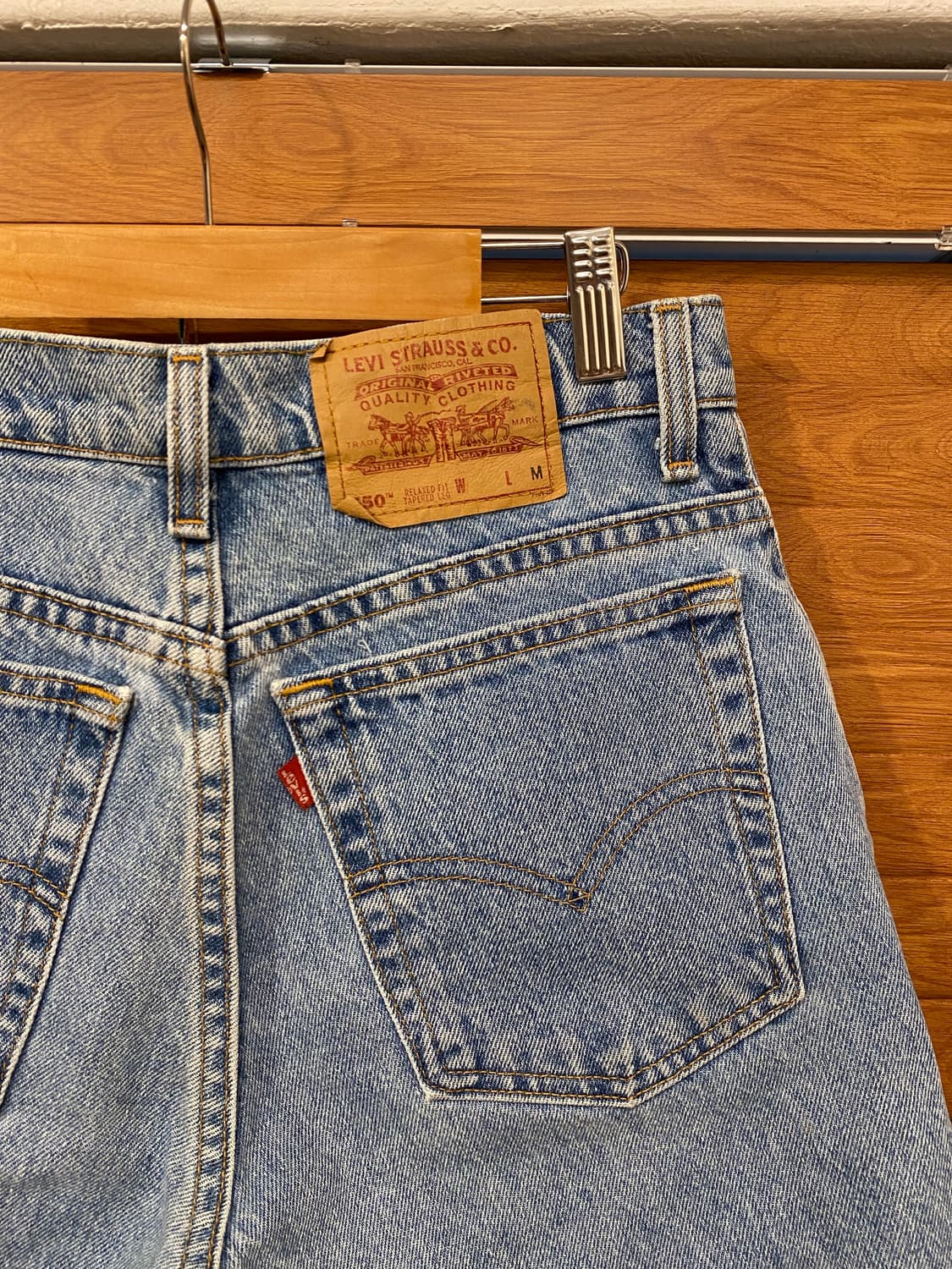 90s USA 빈티지 리바이스 쇼츠 청반바지 (28.5 상품이미지3