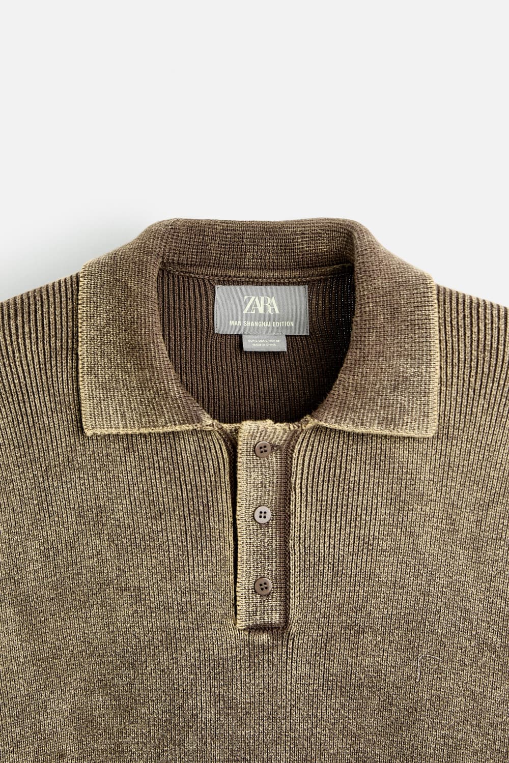 지라 에디션 워시드 이펙트 카라 헨리넥 니트  상품이미지4