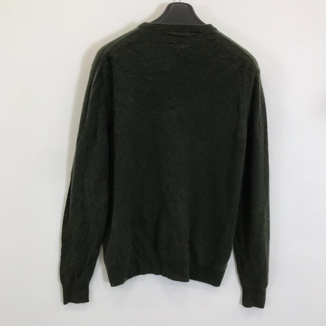 블랙브라운 캐시미어100프로 브이넥니트 [L] 상품이미지3