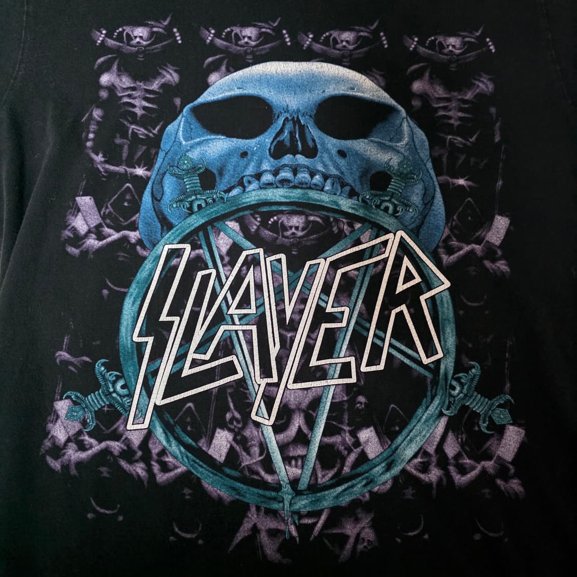 [XL] 90s 슬레이어 SLAYER 코리아 부트 빈티지 밴드티 상품이미지2