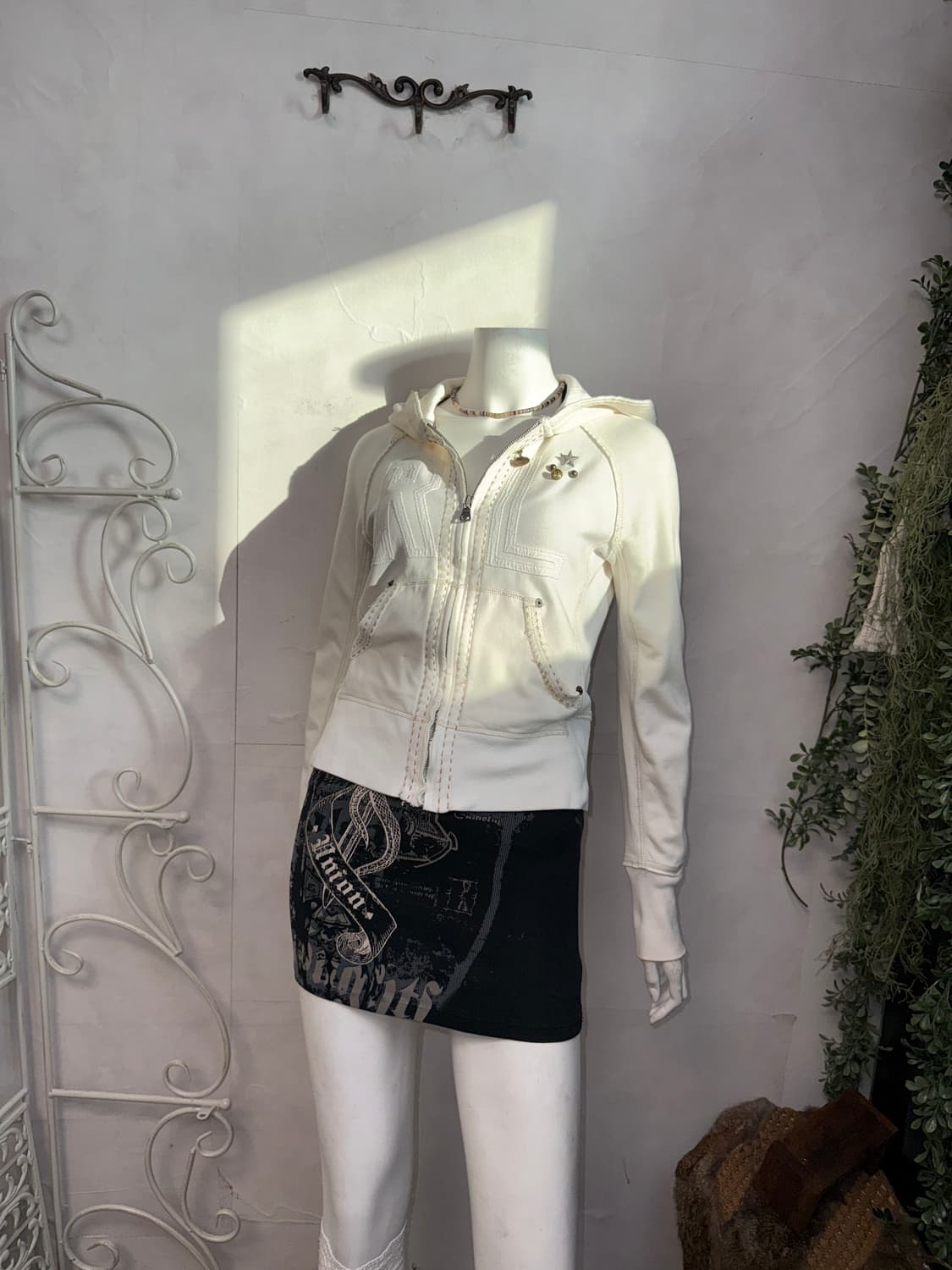 Polo jeans grunge stitch piercing 후드집업 상품이미지7
