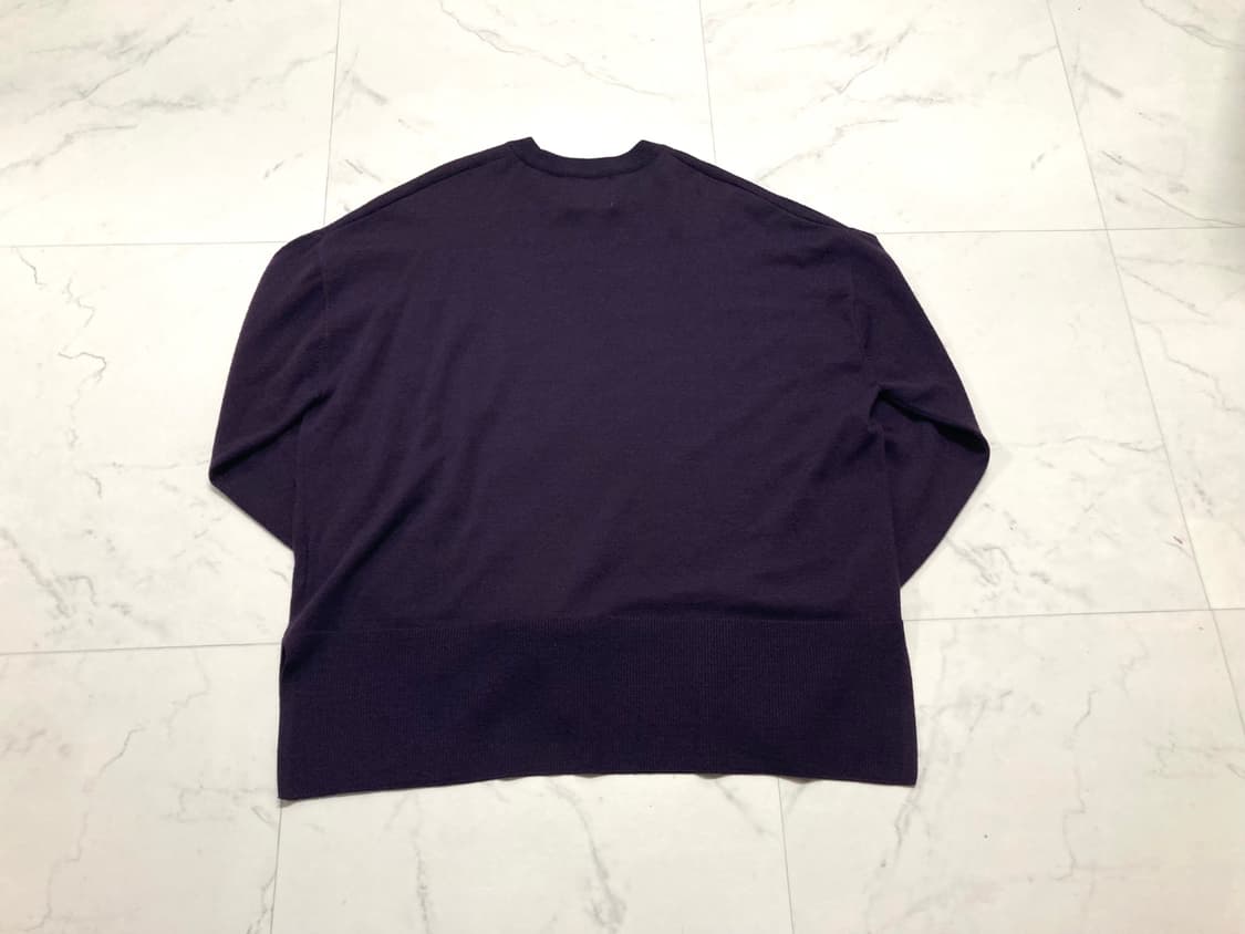 우영미 19FW 밑단 절개 니트 스웨터 46, 100-105 상품이미지2