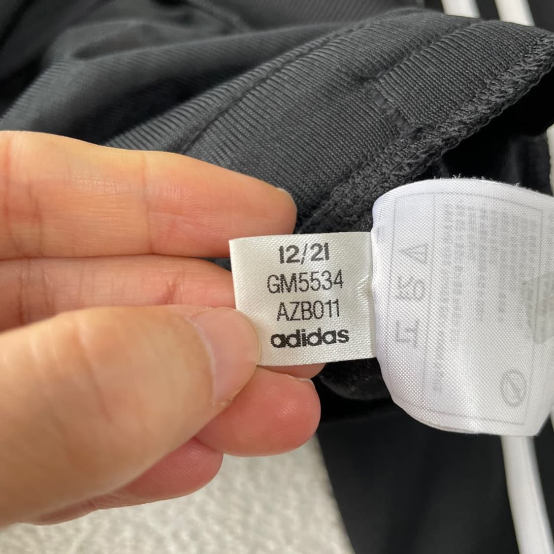 S 아디다스 여성 블랙 져지 삼선 90 상품이미지6