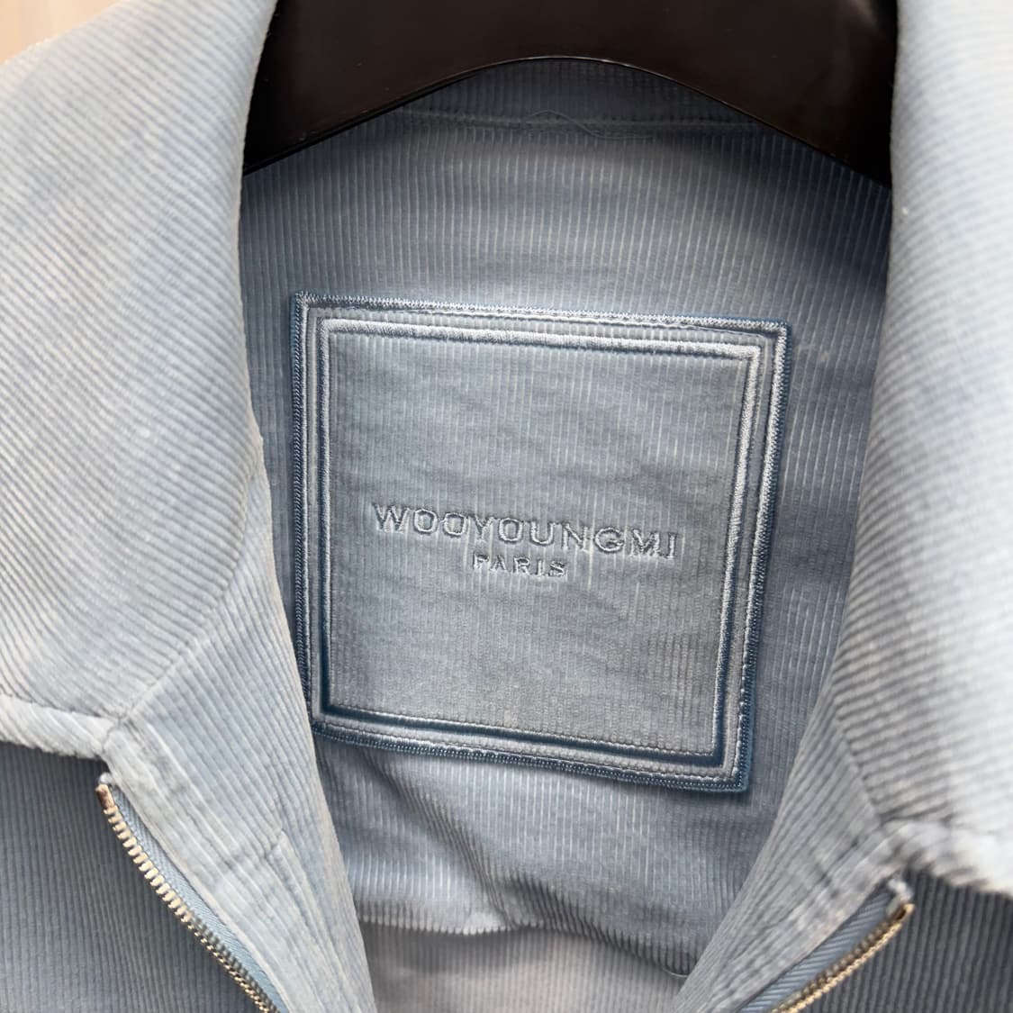 [46] 우영미 코듀로이 자켓 스카이 블루 상품이미지4