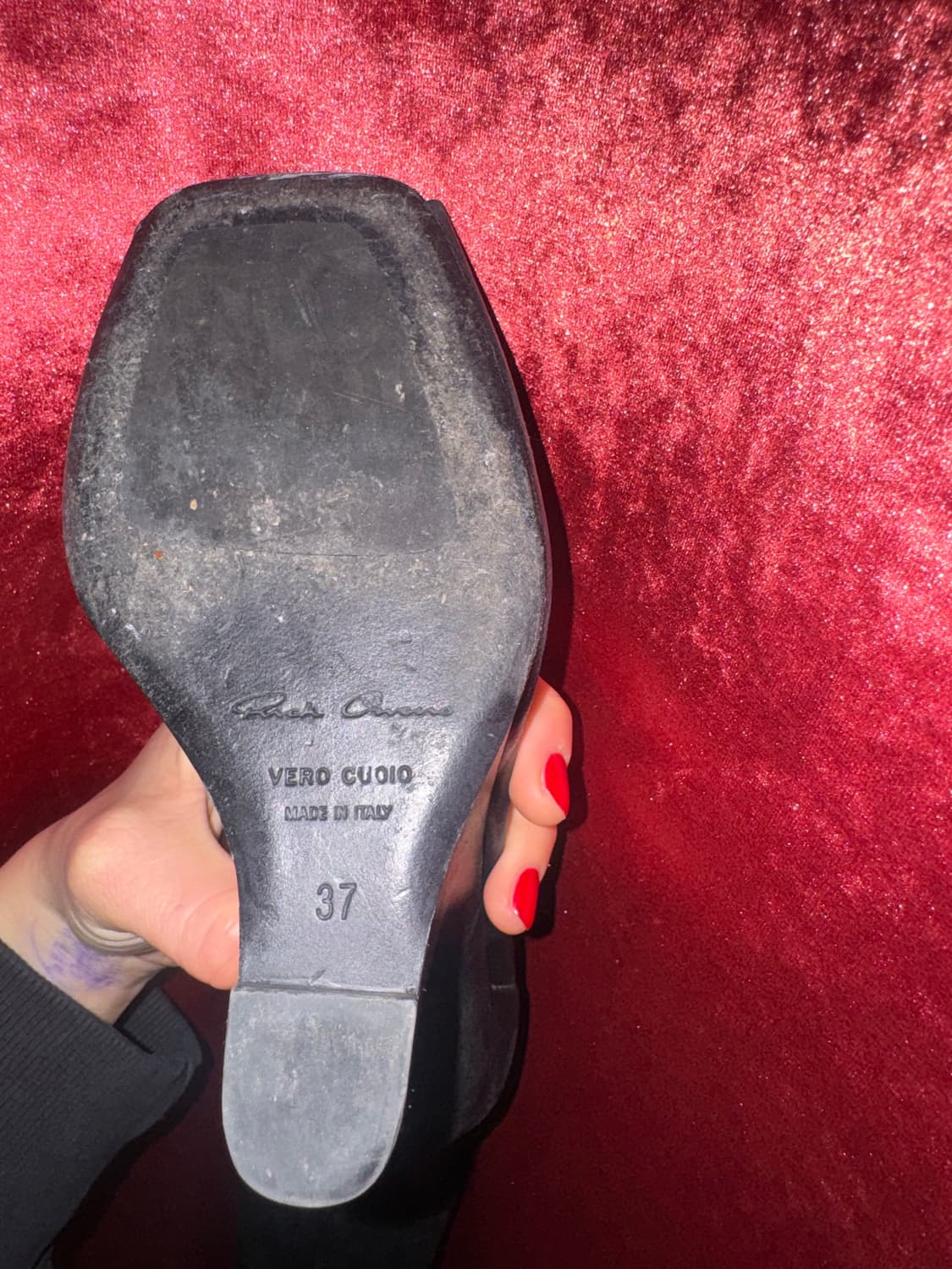 릭오웬스  Rick Owens Stocking Boots 240mm 상품이미지5