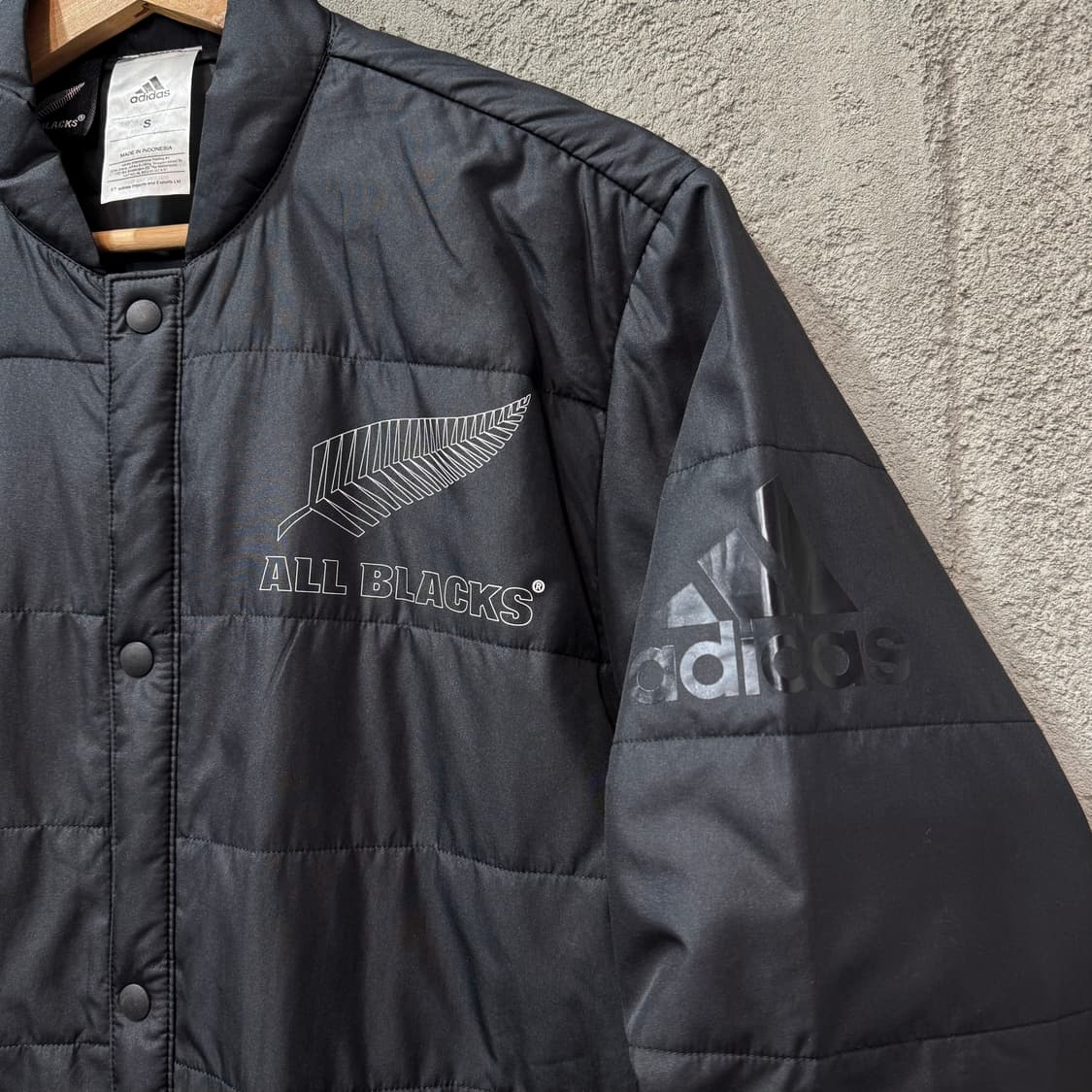 아디다스 x 올블랙스 럭비 봄버 자켓 (S)    상품이미지2