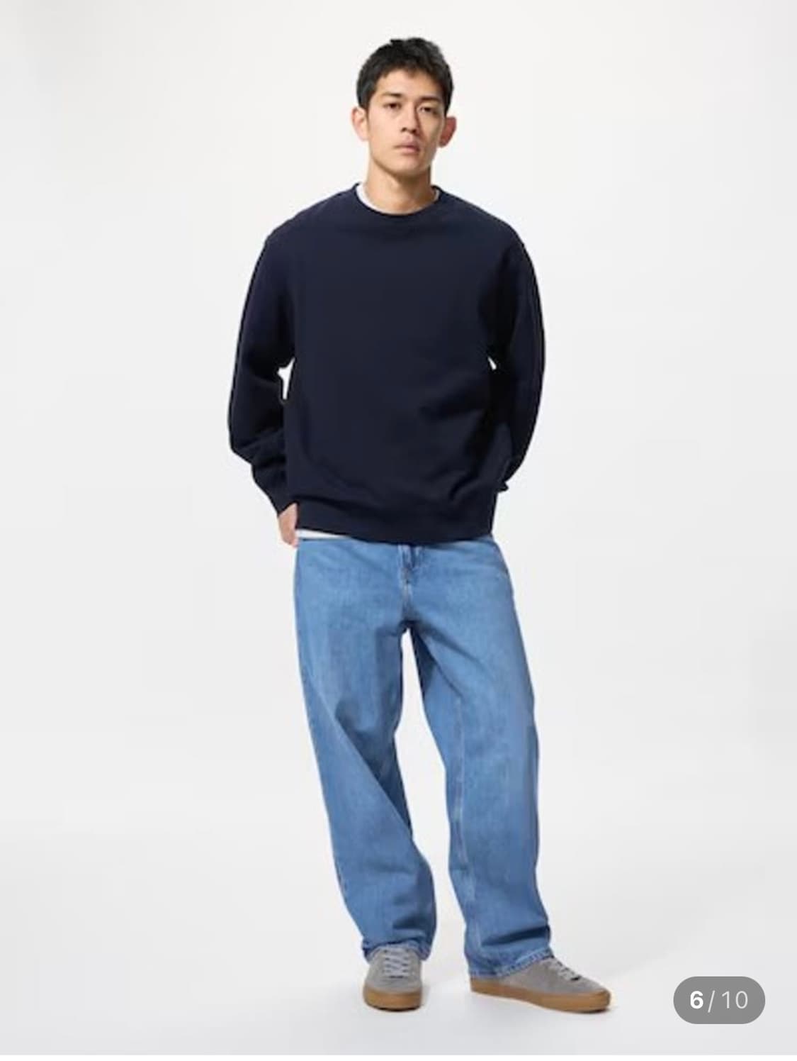 유니클로 와이드스트레이트 진 블루 32사이즈 상품이미지1