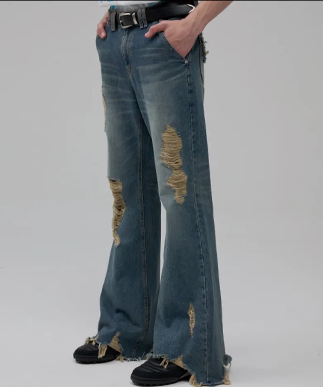 ESC studio damage boot cut denim pants 상품이미지1