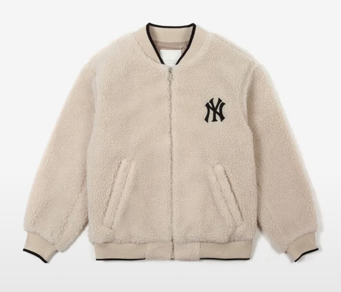 mlb 양털 후리스 베이스볼 점퍼 상품이미지1