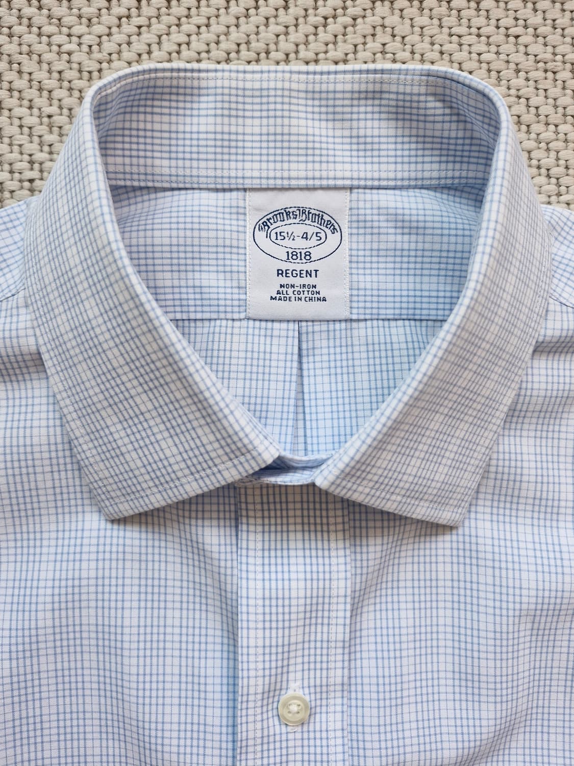 브룩스브라더스 리젠트핏 마이크로 체크 드레스셔츠 상품이미지2