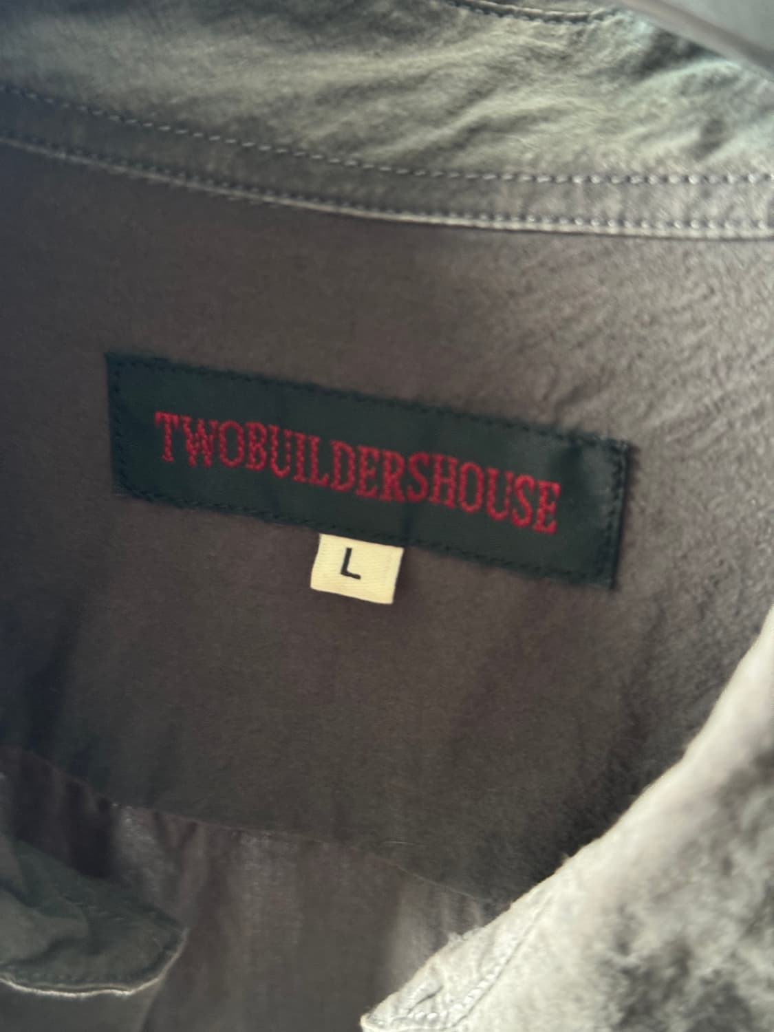 [ L ] twobuildershouse 투빌더스하우스 베이직셔츠 그레이 상품이미지3