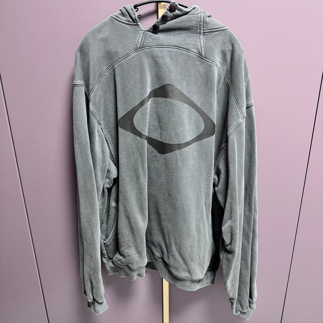 (셋업)미스치프 롬버스 사이드 버튼 업 후드(M) / 스웨트팬츠(L) 상품이미지3