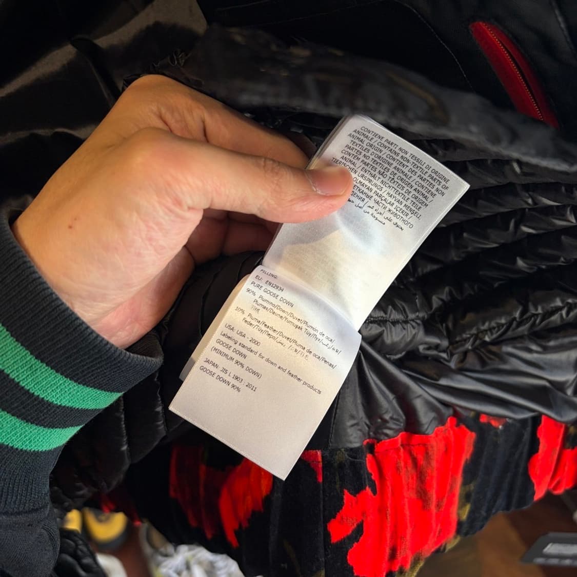 15454 - 몽클레어 플로랄 구스 다운 패딩 상품이미지7