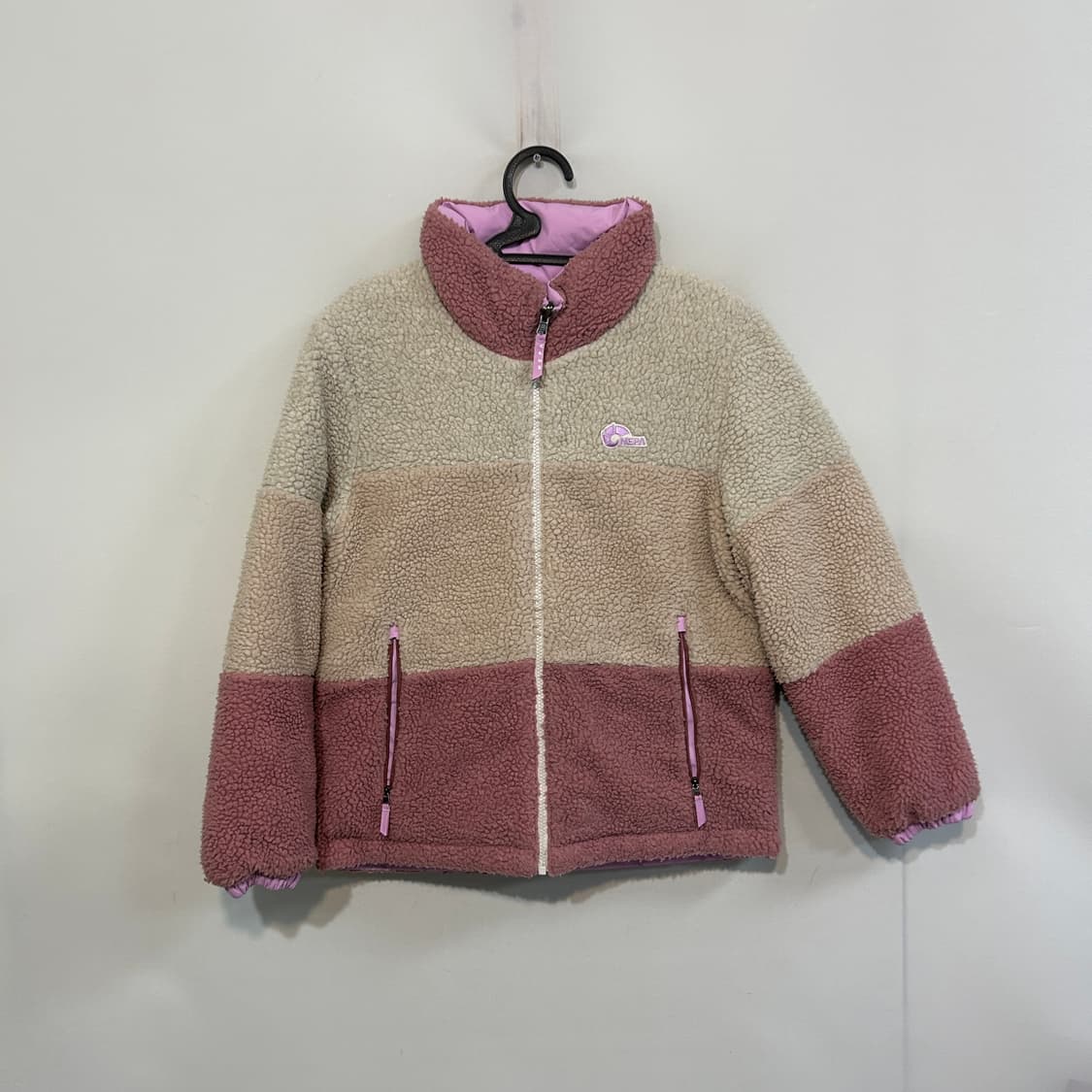 네파 키즈 양면 후리스 패딩 150 상품이미지1