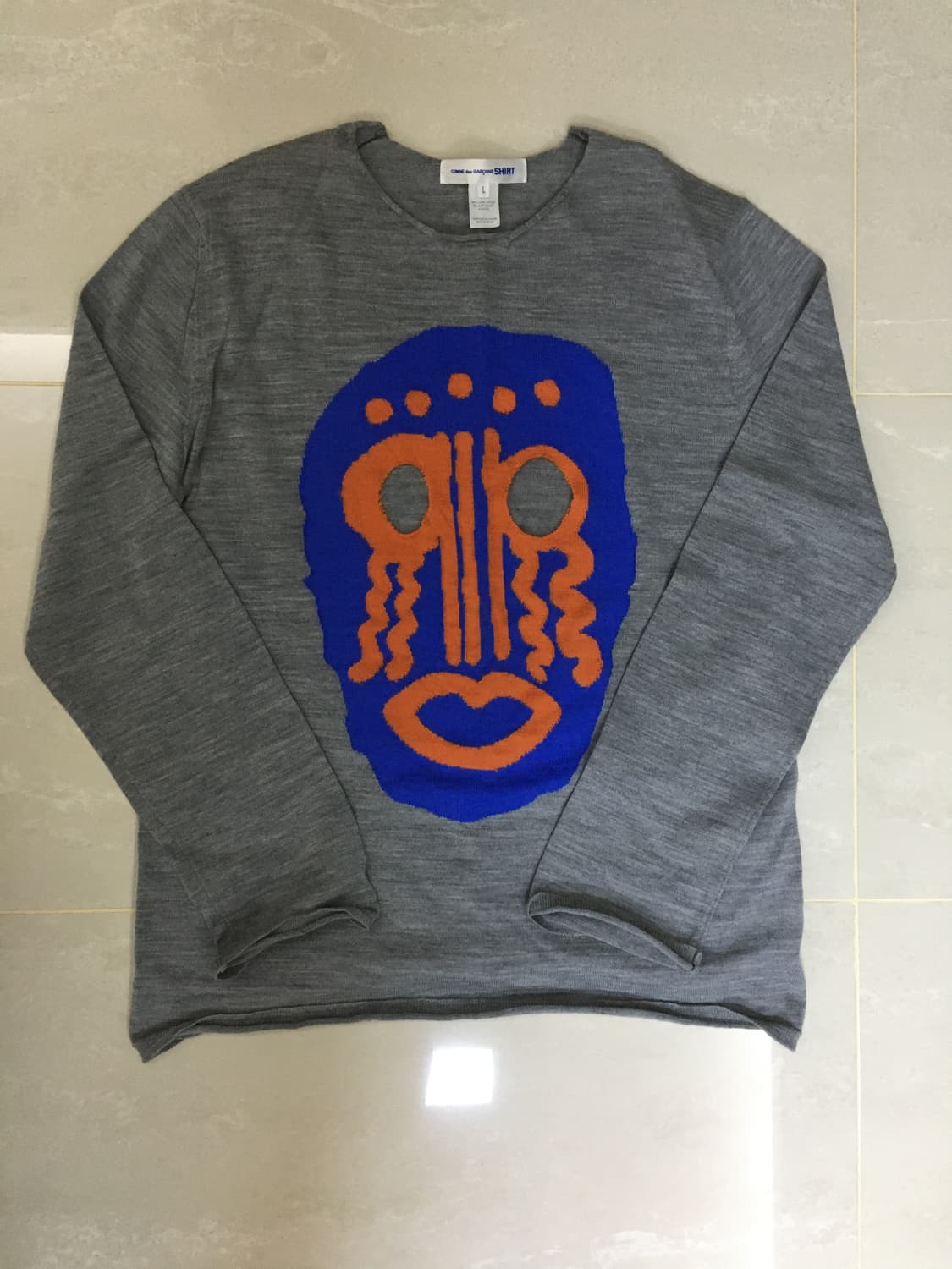 꼼데가르송 셔츠 페이스 울 니트 상품이미지6