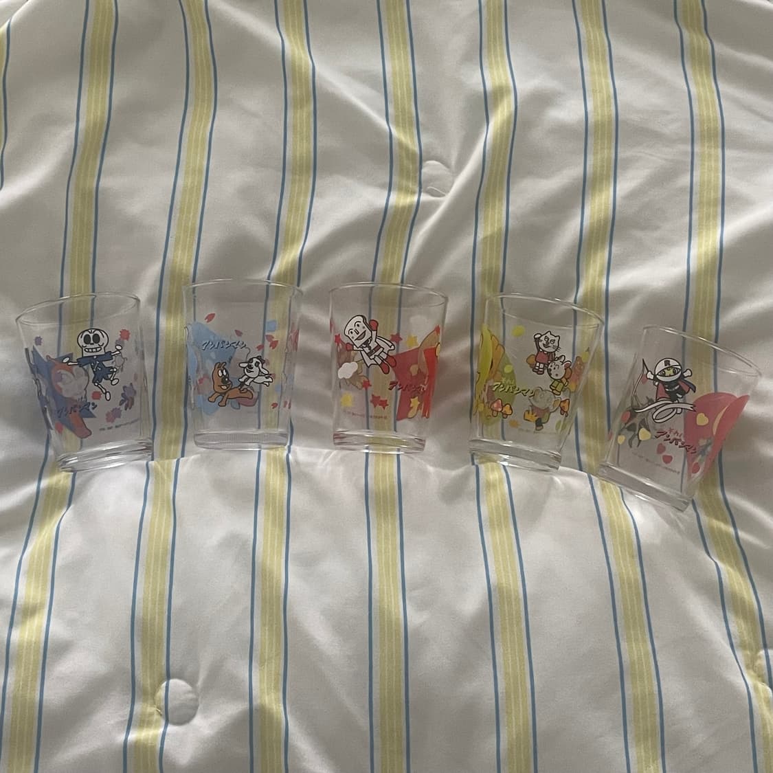 호빵맨 글라스 5종세트 상품이미지2