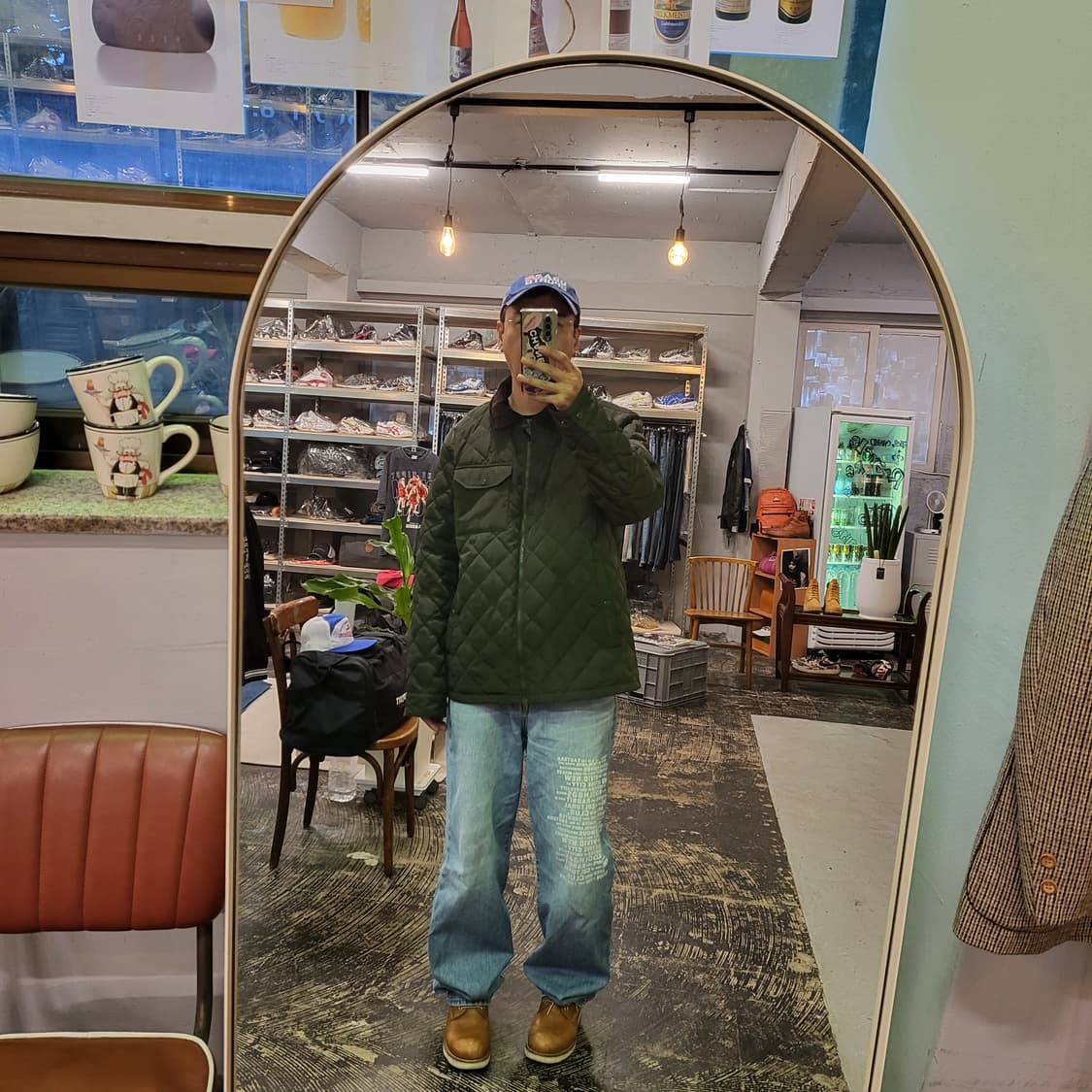 지프 퀄팅 패딩 자켓 (110) 상품이미지2