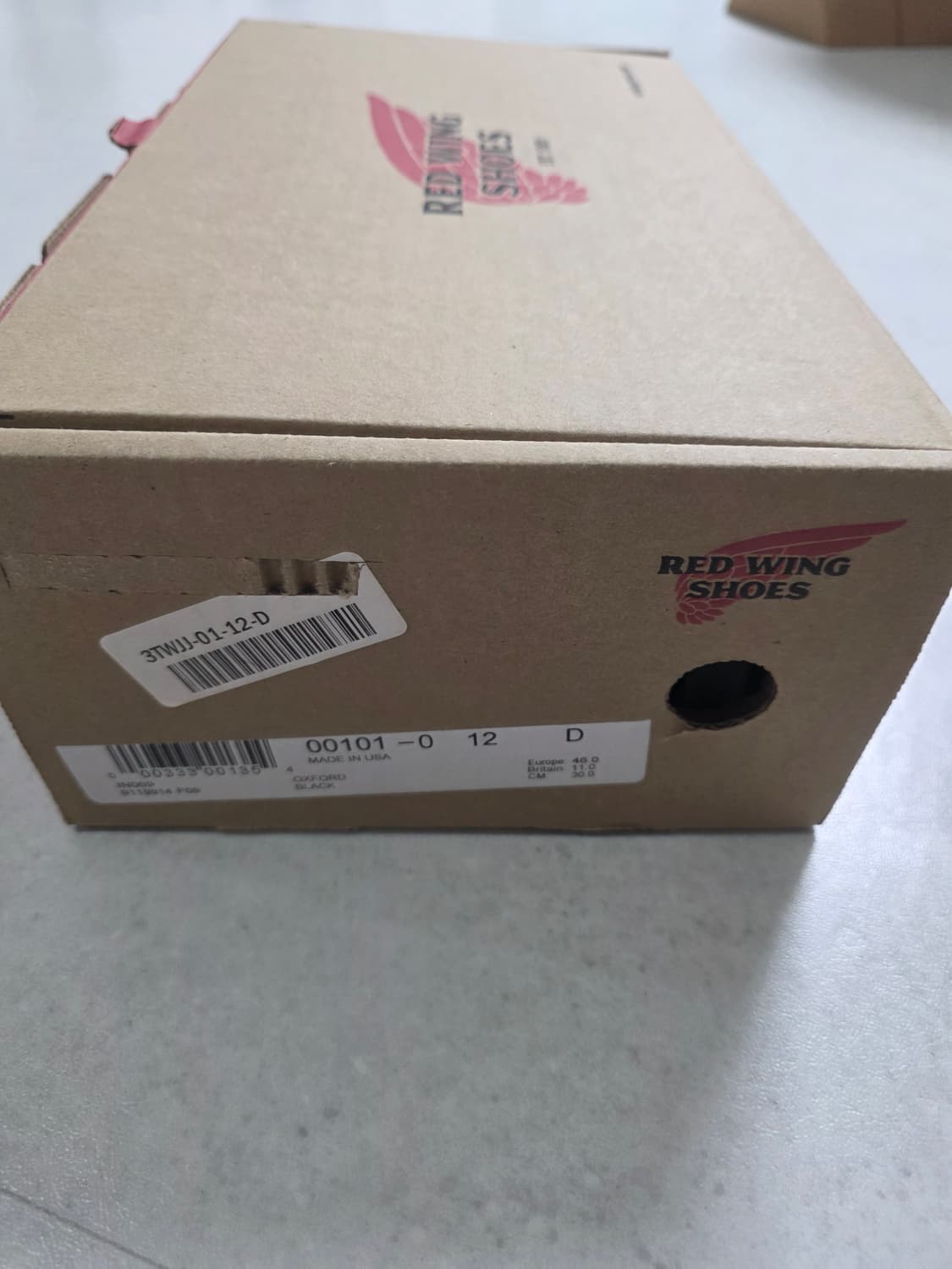 레드윙 목토 1907 US 12D 300사이즈 팝니다 상품이미지6