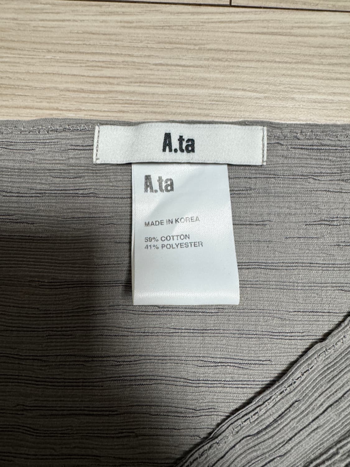 A.ta 에이타 스카프 그레이 상품이미지3