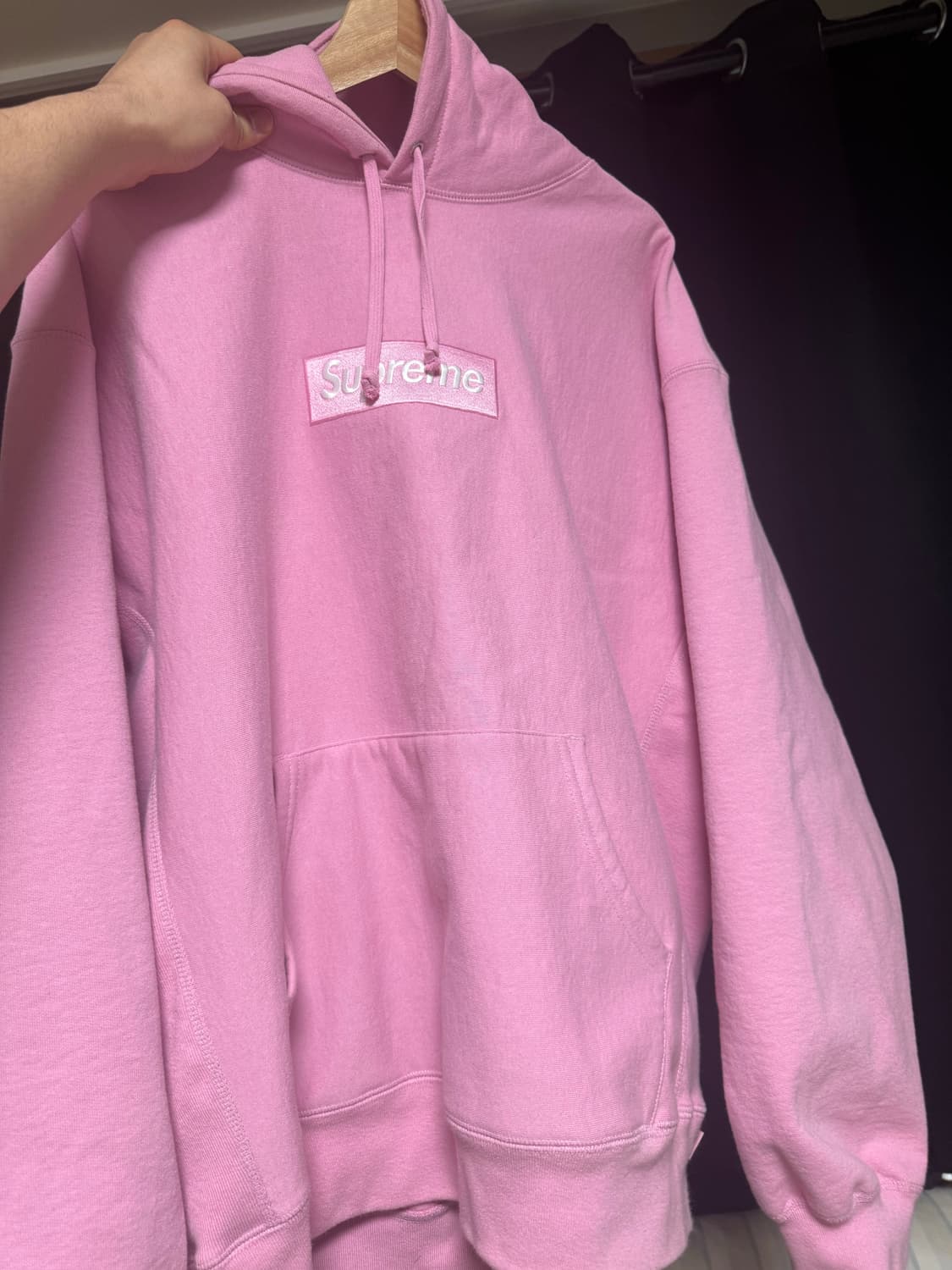 슈프림 후드 더스티 핑크 XL 상품이미지1