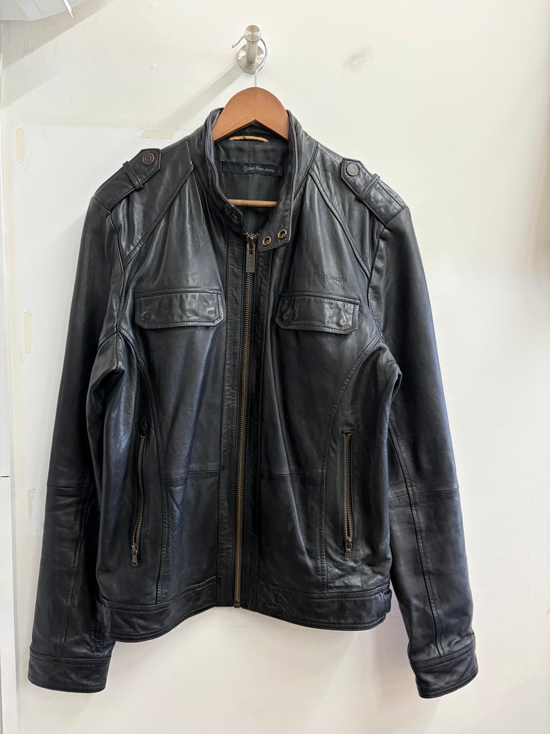 N254. CK 가죽자켓 상품이미지1
