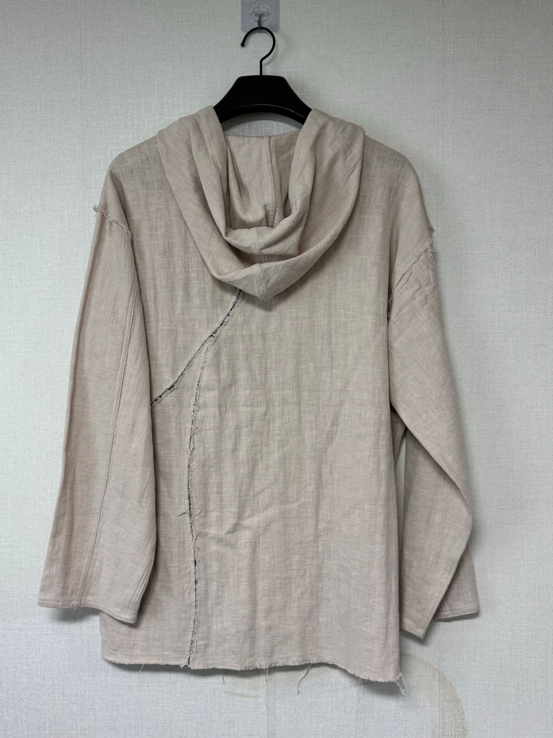 SAN263-1 오버핏 린넨 후드 상품이미지2