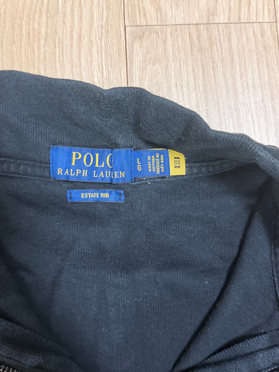 폴로 하프집업 L 블랙 상품이미지2