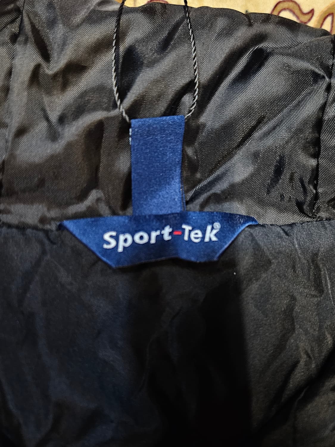 Sport-Tek 하프집 아노락 바람막이 (블랙 × 화이트 배색) 상품이미지5