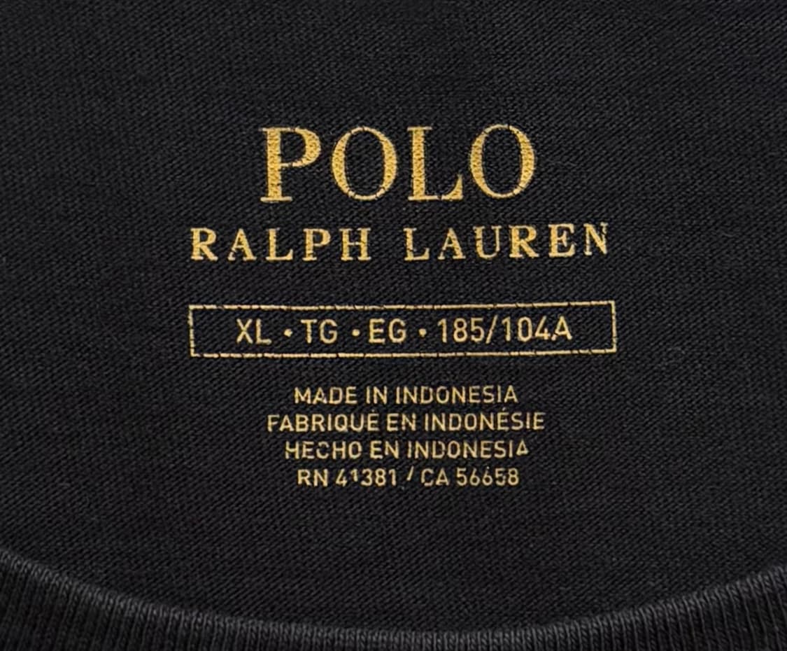 Polo 폴로랄프로렌 라운드 블랙 반팔티 상품이미지4