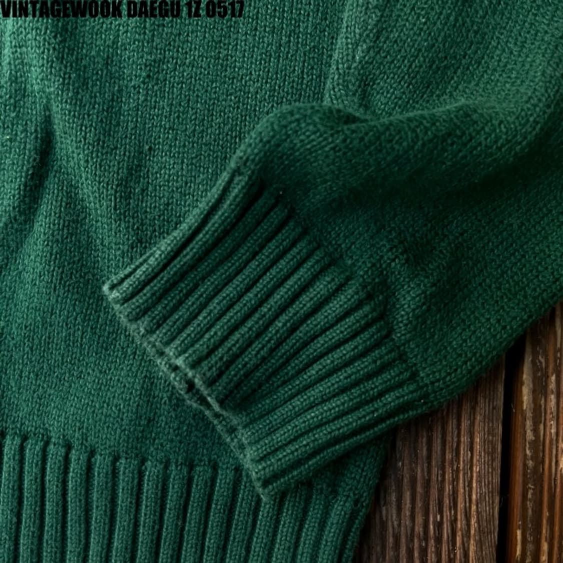 폴로 반집업 코튼 니트 상품이미지4