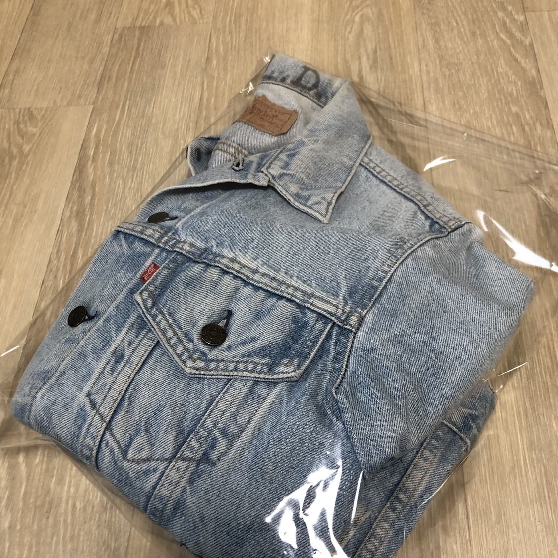 (42R) 90's 리바이스 미국제 70506-0214 연청 데님 자켓 상품이미지10