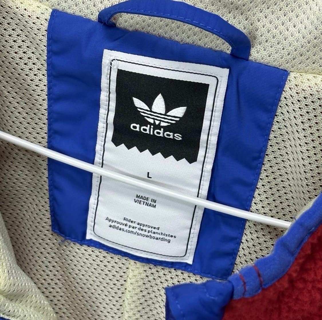 L] 아디다스 레드 후리스 상품이미지4