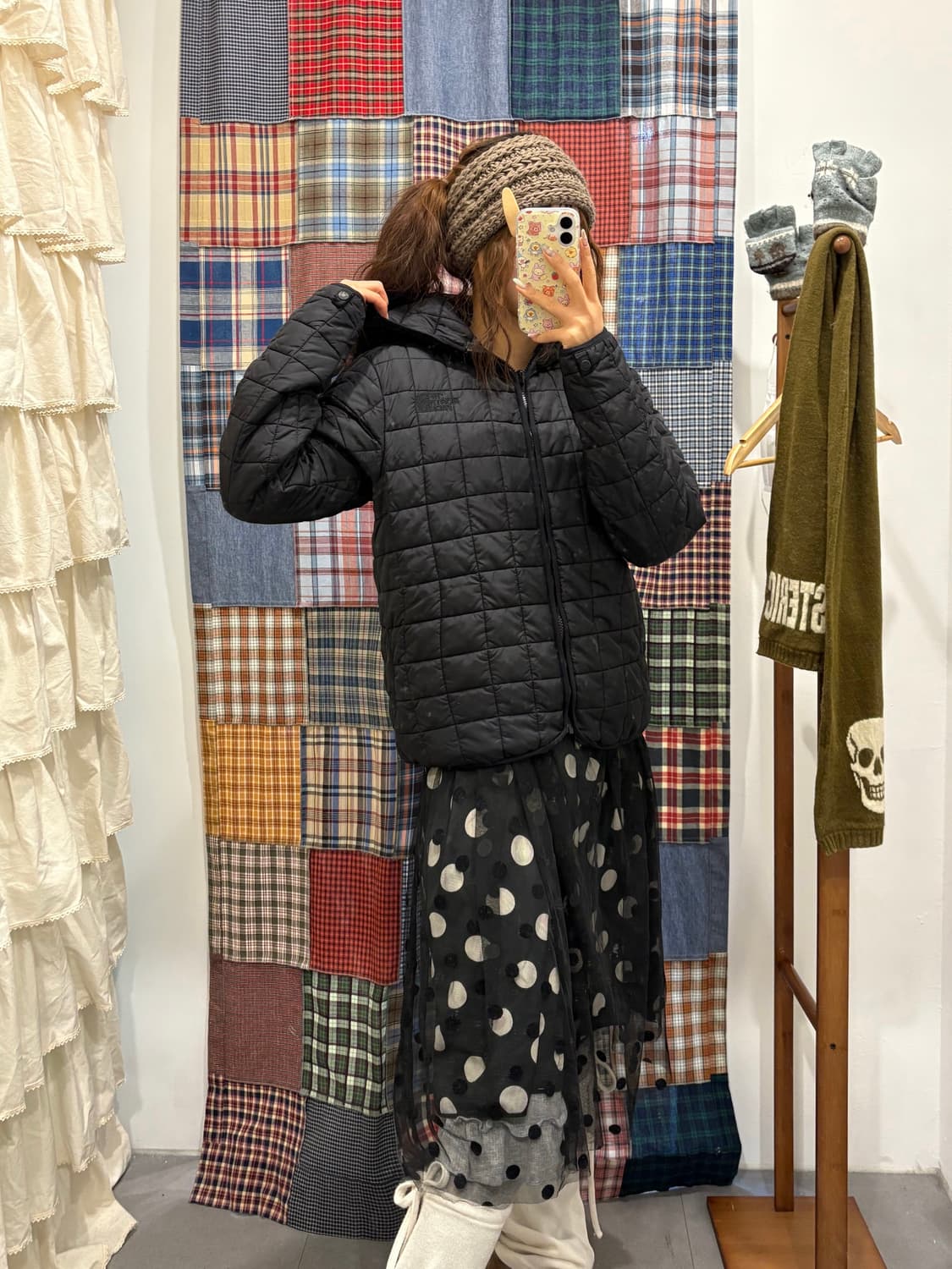 노스페이스 퀄팅 경량 패딩 상품이미지4